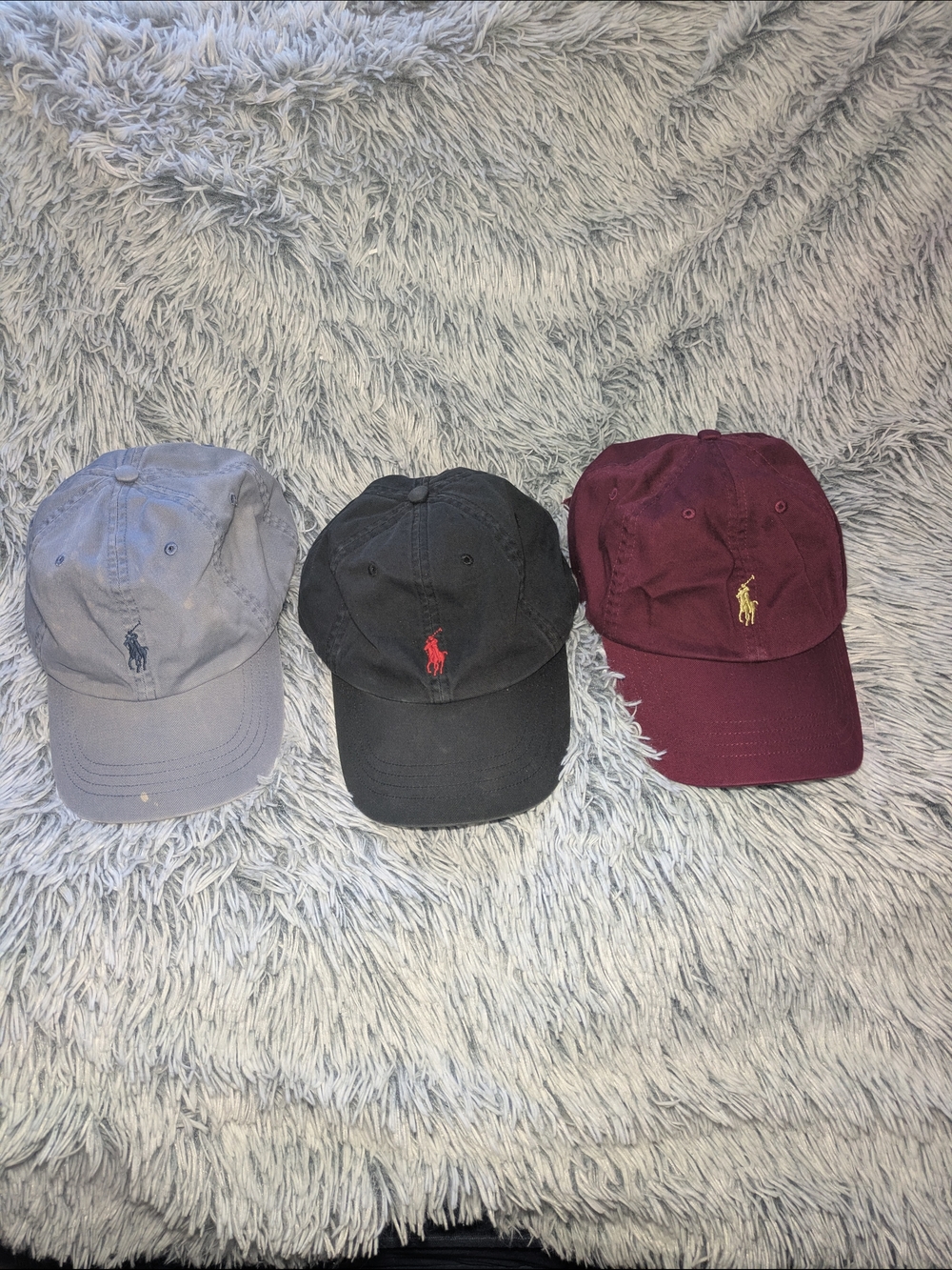 Polo by Ralph Lauren Men’s Baseball Cap - Black, Gray, Burgundy